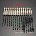 15PCS HSS Twist Drills for Metal